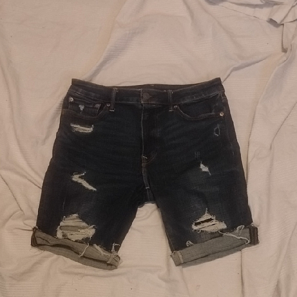 american eagle jean shorts mens 30 next level flex denim 8"